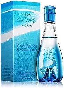 Cool Water CARIBBEAN SUMMER EDITION Woman Eau De Toilette Feminino - Davidoff (Caixa Amassada)