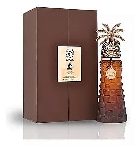 Ajwaa Eau de Parfum Compartilhável - Lattafa (CAIXA AMASSADA)