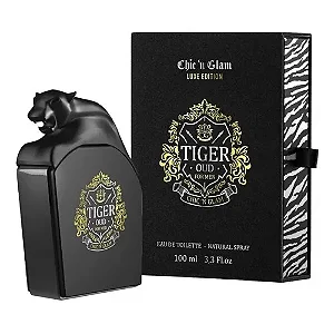 Tiger Oud For Men Eau de Parfum Masculino - Chic ‘n Glam (SEM CELOFANE)