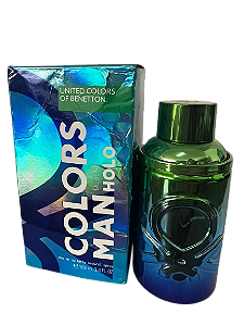 Colors Man Holo Eau de Toilette Masculino - Benetton (CAIXA AMASSADA)