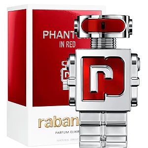 SOB ENCOMENDA DE 03 À 12 DIAS - Phantom in Red Elixir Parfum Masculino - Rabanne