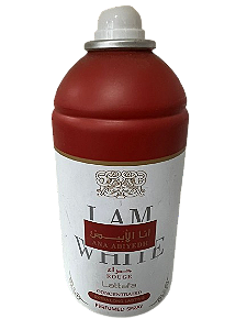 Desodorante I am White Rouge Ana Abiyedh - Lattafa (EMBALAGEM AMASSADA E SEM TAMPA)