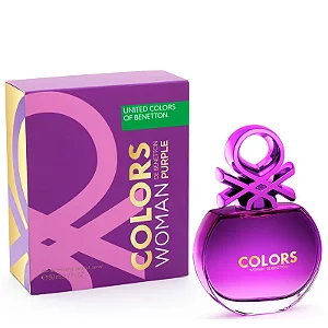 Colors Woman Purple Eau de Toilette - Benetton (CAIXA AMASSADA)