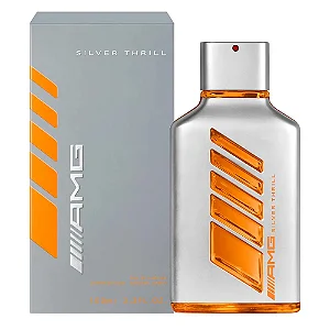 AMG Silver Thrill Eau de Parfum Masculino - Mercedes-Benz (CAIXA AMASSADA)