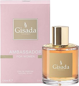 SOB ENCOMENDA DE 03 À 12 DIAS ÚTEIS - Ambassador Women Eau de Parfum Feminino - Gisada