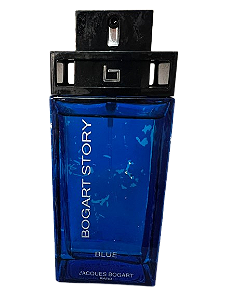 Story Blue Eau de Toilette Masculino - Jacques Bogart (SEM CAIXA, LEVEMENTE VAZADO E FRASCO AVARIADO)