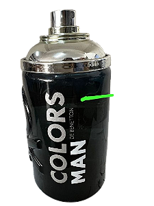 Colors Man Black Eau de Toilette Masculino - Benetton (SEM CAIXA, SEM TAMPA E VAZADO)