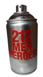 Body Spray 212 Men Heroes Masculino - Carolina Herrera (Sem tampa e vazado)