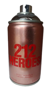 Body Spray 212 Heroes Feminino - Carolina Herrera (Sem caixa e sem tampa)