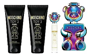 Kit Toy 2 Pearl Eau de Parfum+Body Lotion+Shower Gel+Miniatura Compartilhável - Moschino