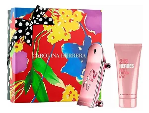 Kit 212 Heroes Forever Young For Her Eau de Parfum+Body Lotion Feminino - Carolina Herrera