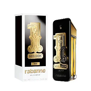 SOB ENCOMENDA DE 03 À 12 DIAS ÚTEIS 1 Million Black Eau de Parfum Masculino - Rabanne