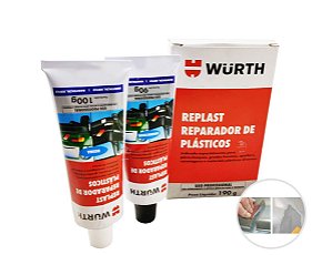 Reparador De Plásticos e para-choque Replast Veda E Cola Parachoque Wurth