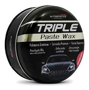Cera De Carnaúba Automotiva Triple Paste Wax 100g Premium