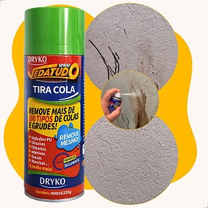 Removedor Spray Tira Cola Adesivo Silicone Pu 400ml Dryko