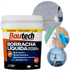 Borracha Manta Líquida Impermeabilizante Para Paredes/ Muros/ Fachadas/ Telhados – Bautech