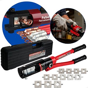 Alicate Crimpador Hidráulico Prensa Crimpa Terminal 10-300mm