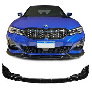 Spoiler Aerofólio frontal Preto BMW 330 G20 G28 Black Piano