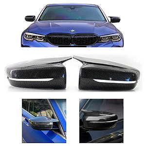 Capa Retrovisor BMW 320 330 340 G20 G28 M2 M3 M4 Carbon Look