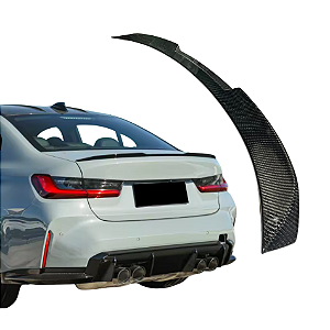 Aerofólio Traseiro Superior M3 G80 M4 G82 Fibra de Carbono M