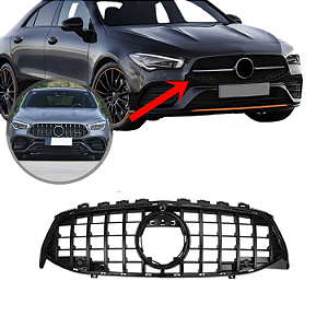Grade Frontal Mercedes CLA AMG Black Piano W118 CLA180 CLA35