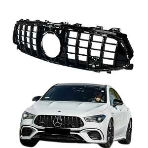 Grade Frontal Mercedes CLA AMG GTR Preto Metálico CLA200 45
