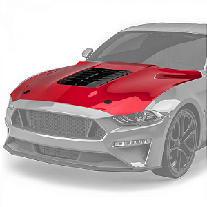 Capô Ford Mustang Shelby GT500 Cobra GT Mach 1 Body Kit