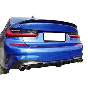 Difusor Traseiro BMW serie 3 330 M Fibra Carbono Para-choque