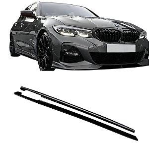 Saia Lateral Spoiler Bmw 320 G20 G28 Black Piano M Serie 3