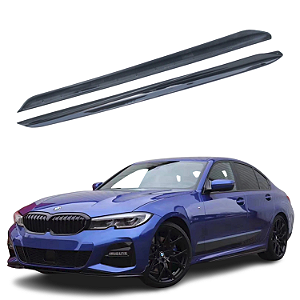 Saia Lateral Spoiler Bmw 320 G20 G28 Black Piano M Serie 3