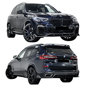 Body Kit BMW X5 G05 Híbrido Black Piano Saia M Aerofólio M3