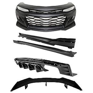 Body Kit Chevrolet Camaro ZL1 Black Piano 6° Saia Completo