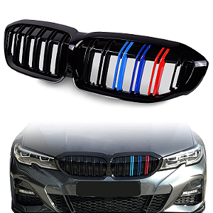 Grade Frontal BMW Série 320 330 M340 3 Black Piano e Cores M