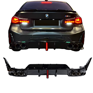 Difusor traseiro e Ponteira Dupla BMW 320M 330e Break Light