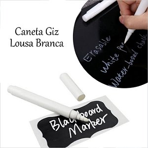 Caneta Giz Liquida Branca