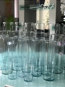 Vaso Tubo de vidro para Decoração - 40x14 cm
