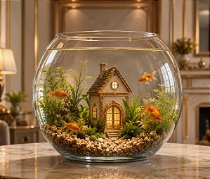 Vaso Vidro para Decoração de Festas -kit 4 peças
