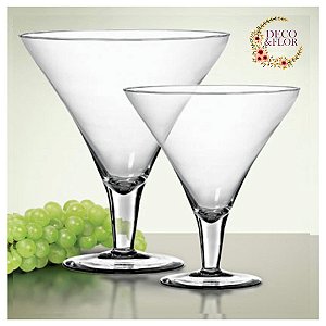 Taça Decorativa de Vidro Versalhes Média-Vaso-Fruteira