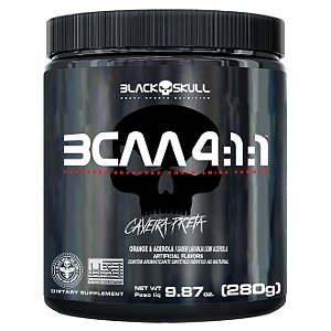 Bcaa 4:1:1 com 280g Caveira Preta Black Skull