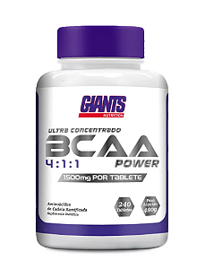 BCAA 4:1:1 com 240 Tabletes de 1500mg cada Giants Nutrition