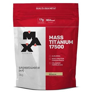 Mass Titanium 17500 3kg Max Titanium Hipercalórico