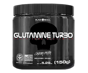 Glutamine Turbo 150g Black Skull Caveira Preta