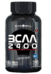 Bcaa 2400 100 tablets Black Skull Caveira Preta