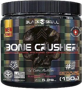 Bone Crusher Pré Treino 150g Black Skull
