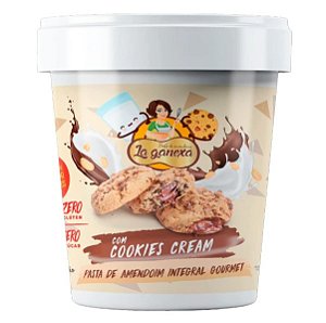 Pasta de Amendoim Gourmet sabor Cookies Cream 1kg La Ganexa