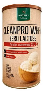 Cleanpro Whey Zero Lactose Gelato Di Latte 450g Nutrify