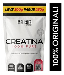 Creatina Monohidratada 100% Pura 300g Bluster Nutrition