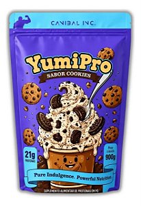Yumi Pro Proteína Concentrada 900g Canibal 21g de Proteína Por Dose