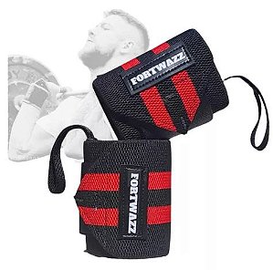 Par Munhequeira Musculação Crossfit Suporte Alta Compressão Fortwazz