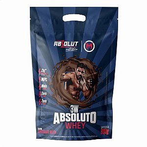 Whey 3w Minotouro Refil 900g Absolut Nutrition - Proteina Concentrada, Isolada e Hidrolisada